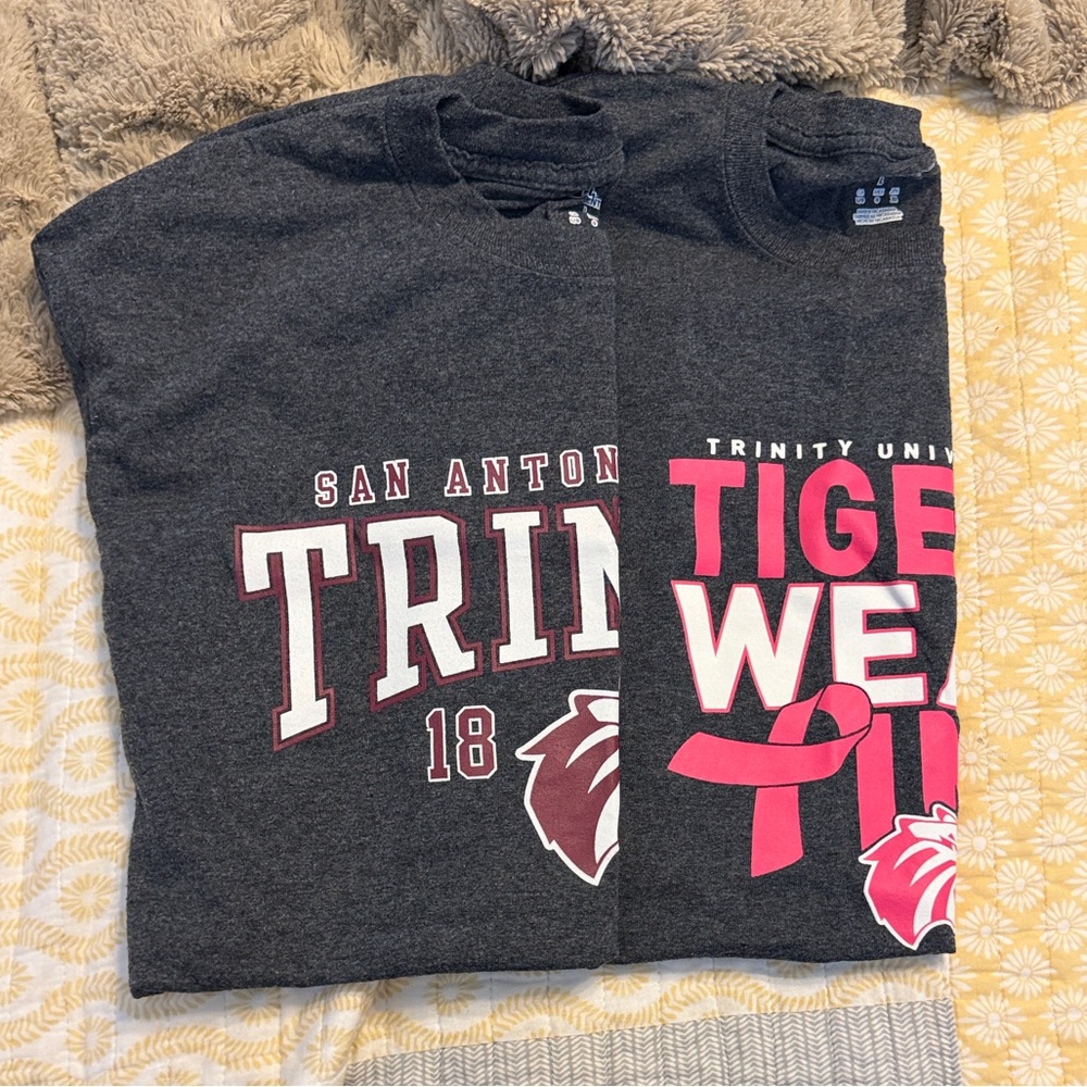 Two Trinity University T-Shirts EUC